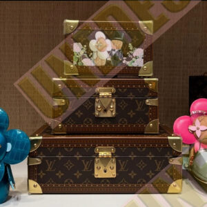 Unedesin × LV “Floral Bloom” Custom Trunk Edition