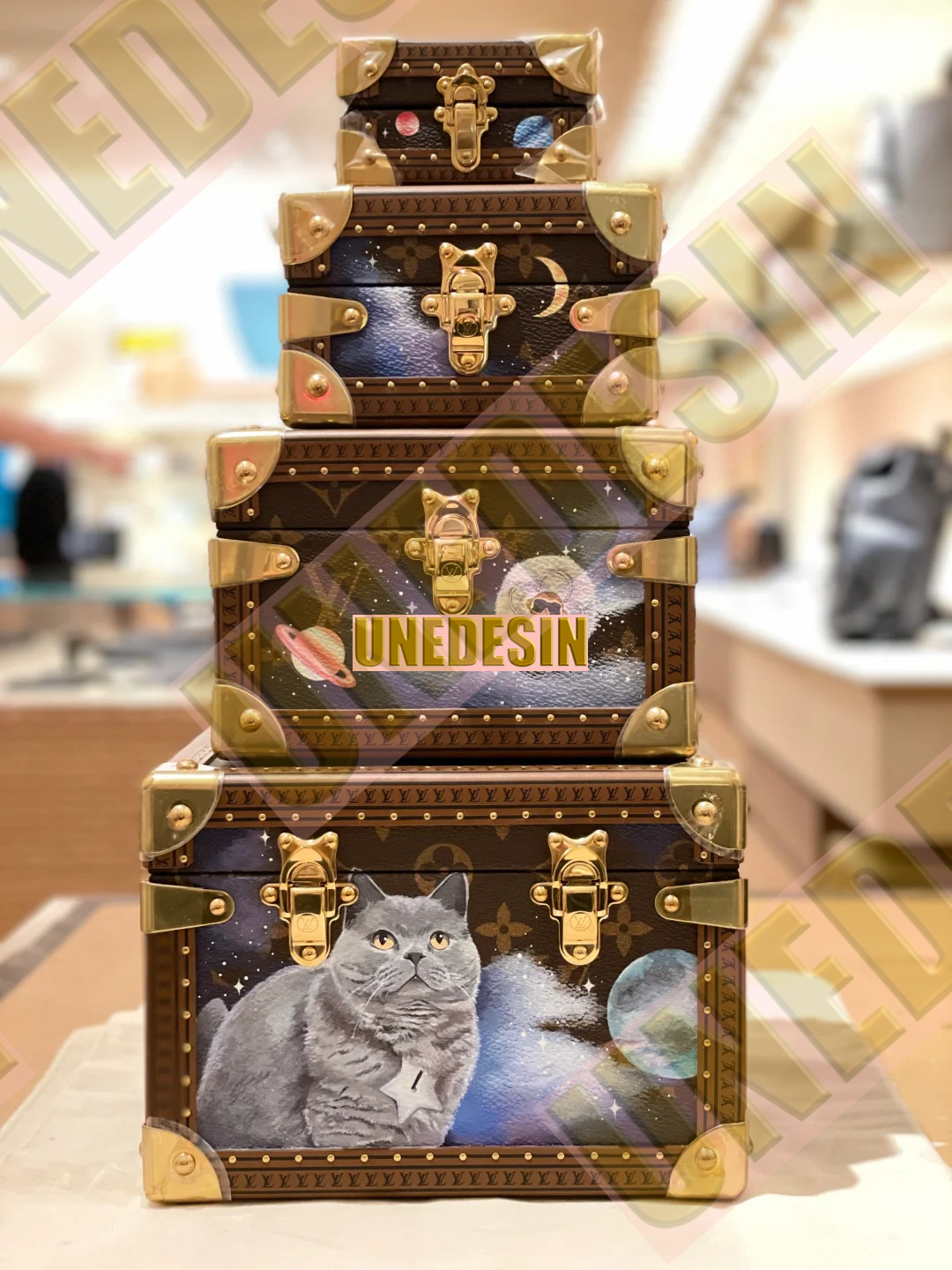 UNEDESIN LV 猫 (2) 箱塔