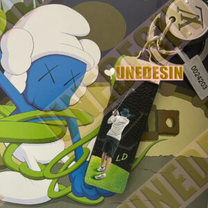 Unedesin x LV Keychain “Tee for Two” Edition