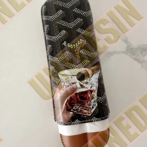 Unedesin × Goyard “Vino & Stogies” Custom Cigar Case Edition