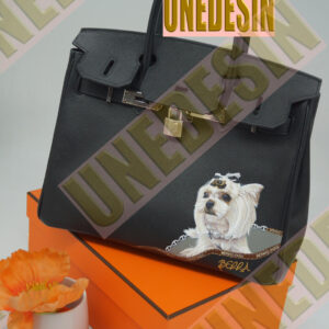 Unedesin × Hermès “Heart in Hand” Custom Pet Wallet Edition