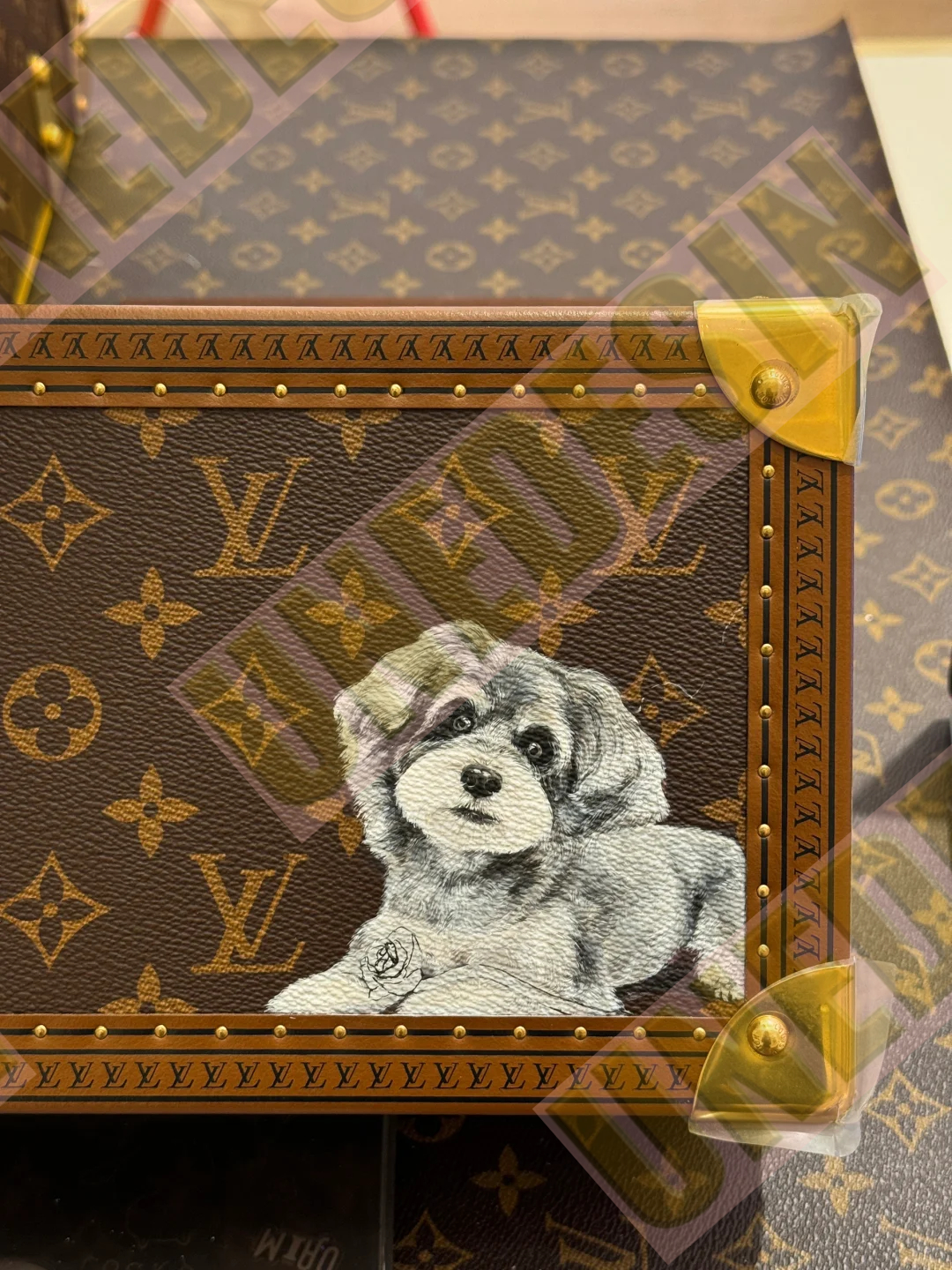 unedesin lv 动物 小狗 lv箱 (2)_副本