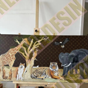 Unedesin “Tiny Companions” Canvas Tote Series