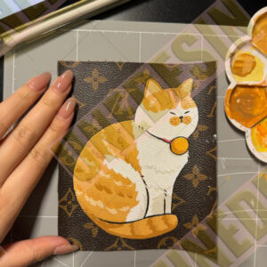 Unedesin “Quiet Cat” Canvas Tote