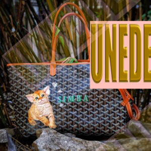 Unedesin “Quiet Cat” Canvas Tote