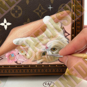 Unedesin “Quiet Cat” Canvas Tote