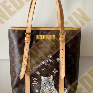 Unedesin “Quiet Cat” Canvas Tote