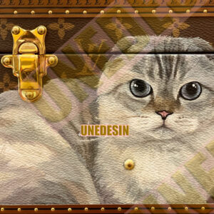 Unedesin “Quiet Cat” Canvas Tote