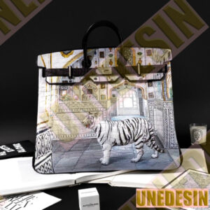 Unedesin “Tiny Companions” Canvas Tote Series