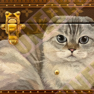 Unedesin “Quiet Cat” Canvas Tote